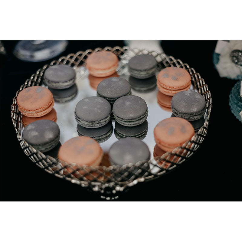 Contemporary Macaron Wall Mural Environment Friendly Wallpaper for Cake Shop