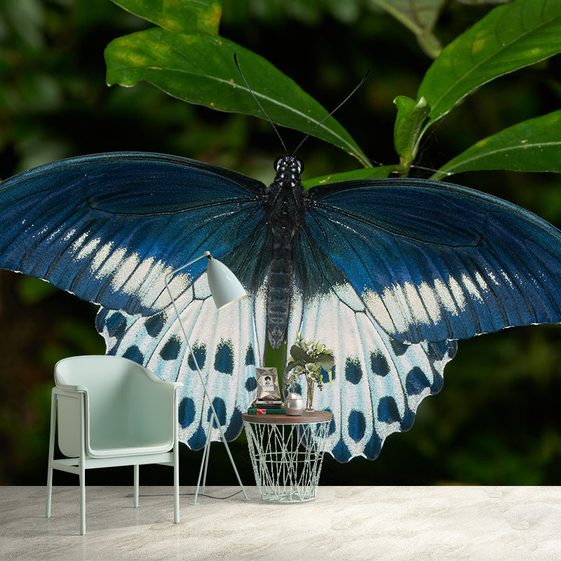 Customized Butterfly Wall Mural Wallpaper Horizontal Photography for Bedroom