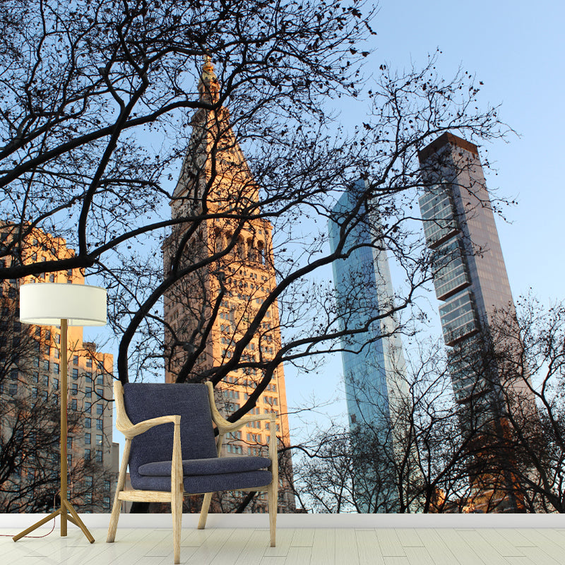 American City Architecture Landscape Removable Wall Mural for Meeting Room