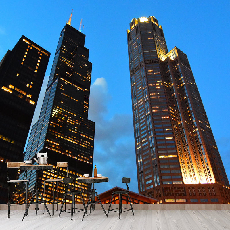 American City Architecture Landscape Removable Wall Mural for Meeting Room