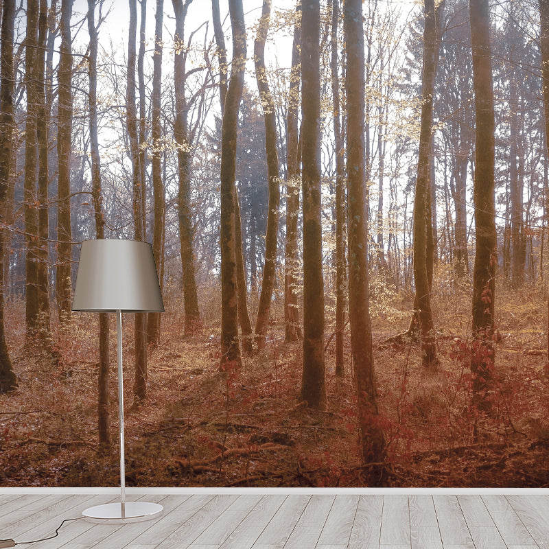 Forest Trees Wall Covering for Dining Room Wall Decor, Moisture Resistant