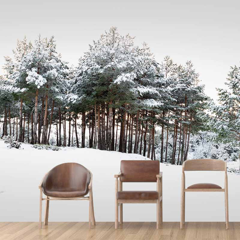 Forest Trees Wall Covering for Dining Room Wall Decor, Moisture Resistant