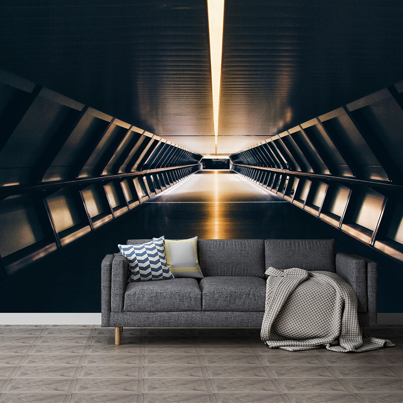 Minimalist Style Spatial Extension Removable Wall Mural for Sitting Room