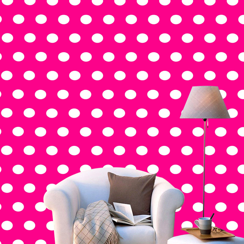 Geometric Patterns Mural Personalized Size Wall Covering for Reading Room