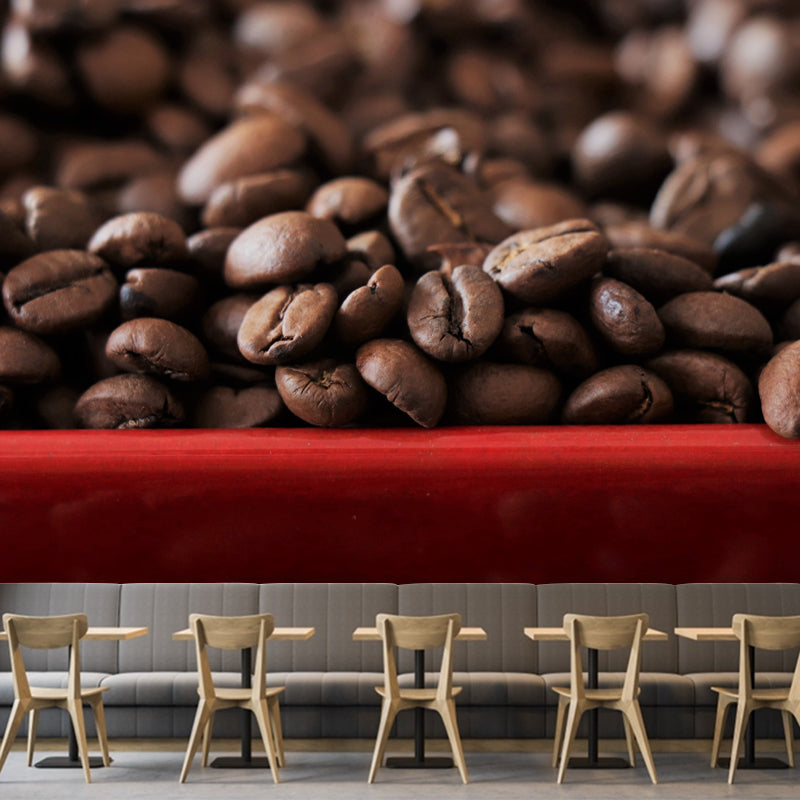 Minimalism Style Mural Wallpaper for Coffee Shop, Customized Size Available