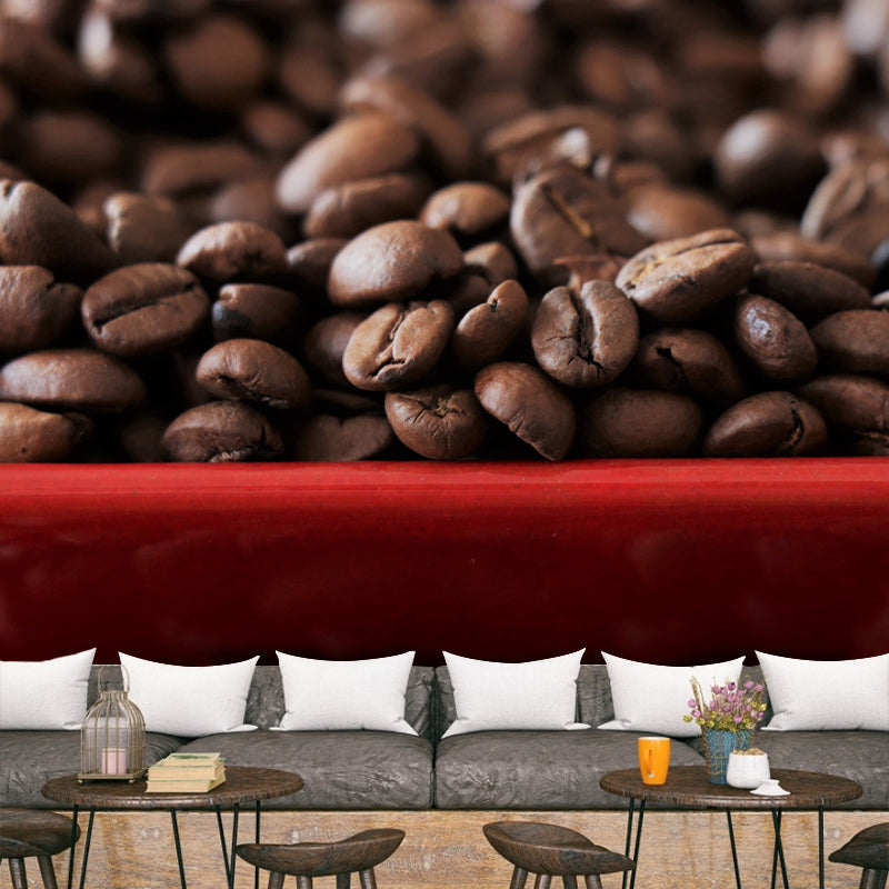 Minimalism Style Mural Wallpaper for Coffee Shop, Customized Size Available