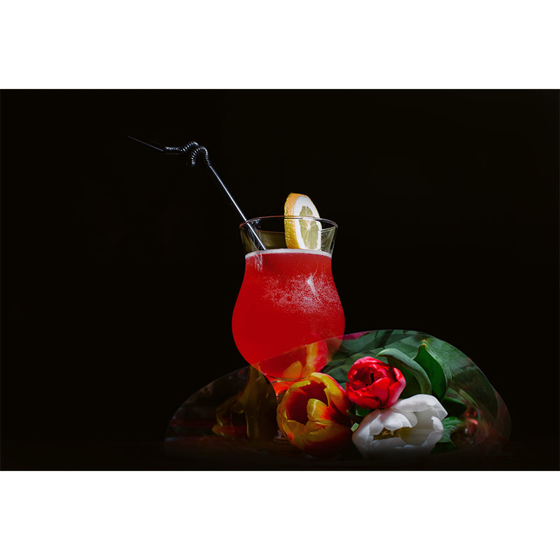 Cocktail Wall Mural Wallpaper for Bar, Made to Measure, Moisture Resistant