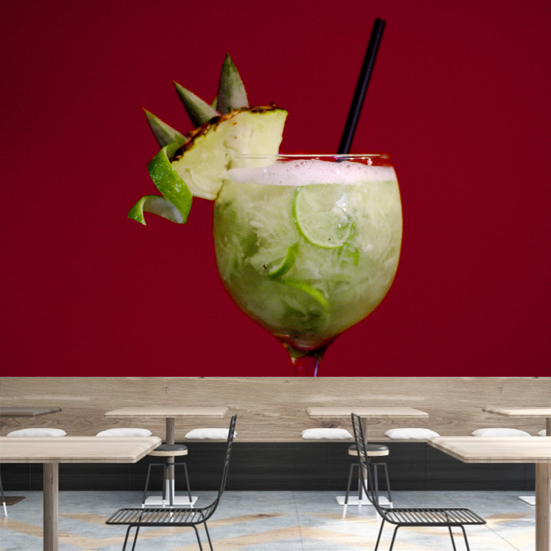 Cocktail Wall Mural Wallpaper for Bar, Made to Measure, Moisture Resistant