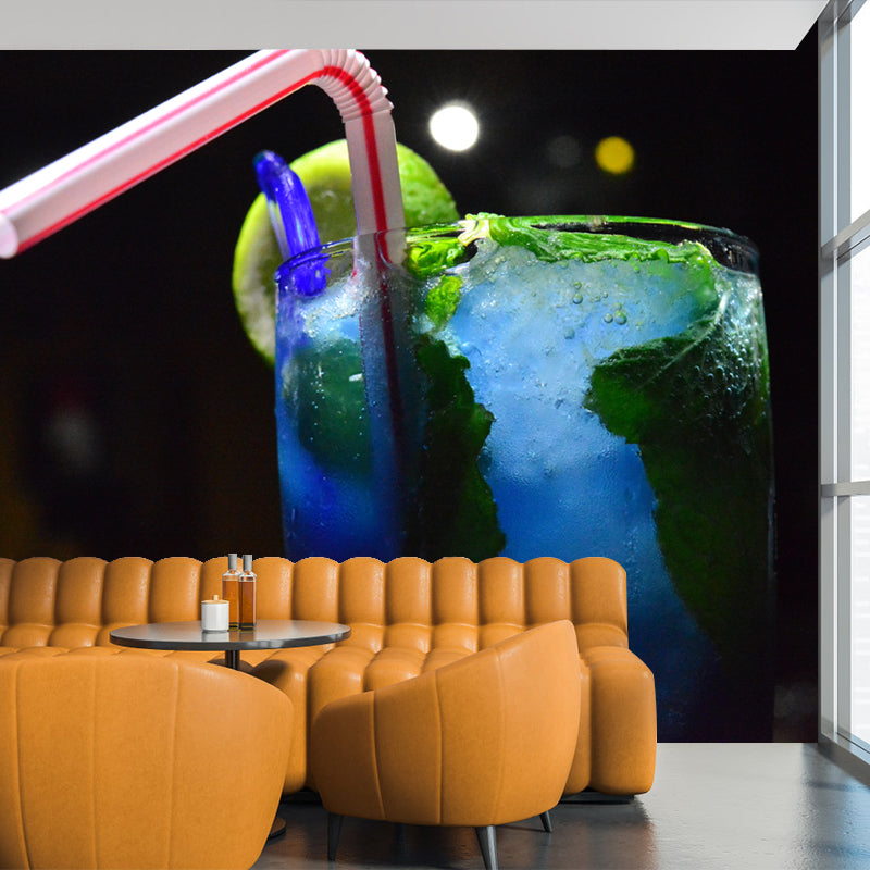 Wine Modern Wall Murals for Pub Water Resistant Wall Decor, Personalized Size