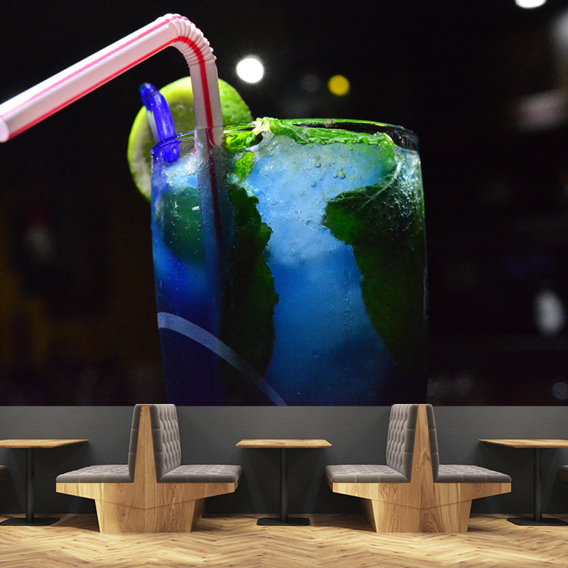 Wine Modern Wall Murals for Pub Water Resistant Wall Decor, Personalized Size