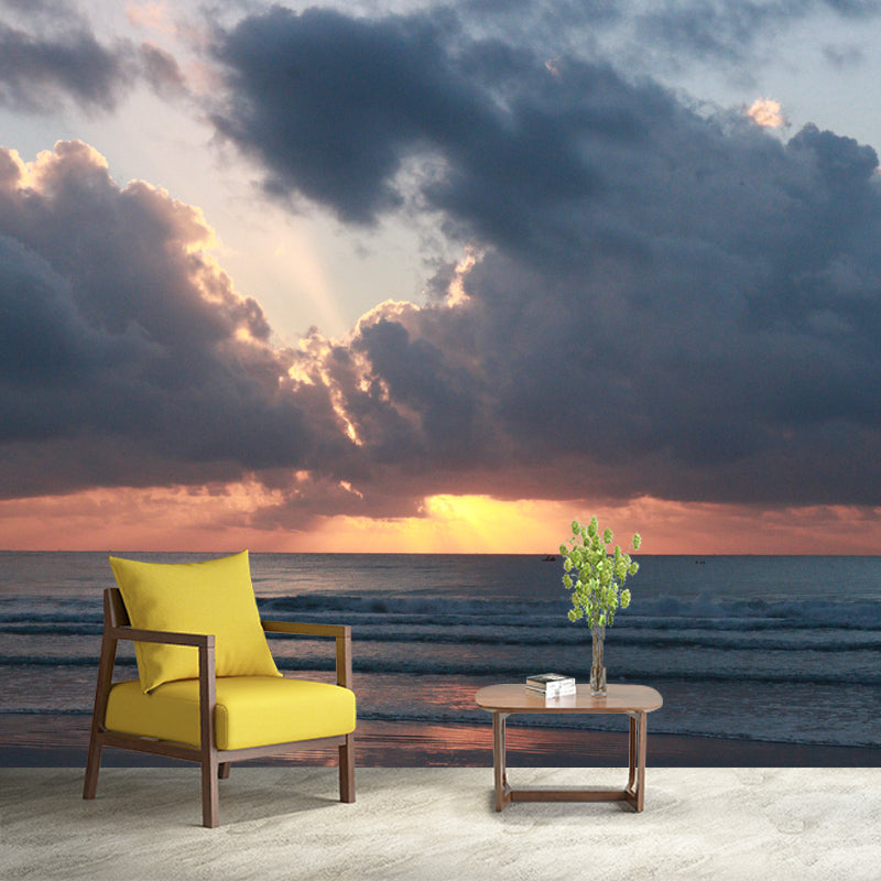 Deep Sea Minimalist Wall Art for Sleeping Room Water Resistant Home Decor