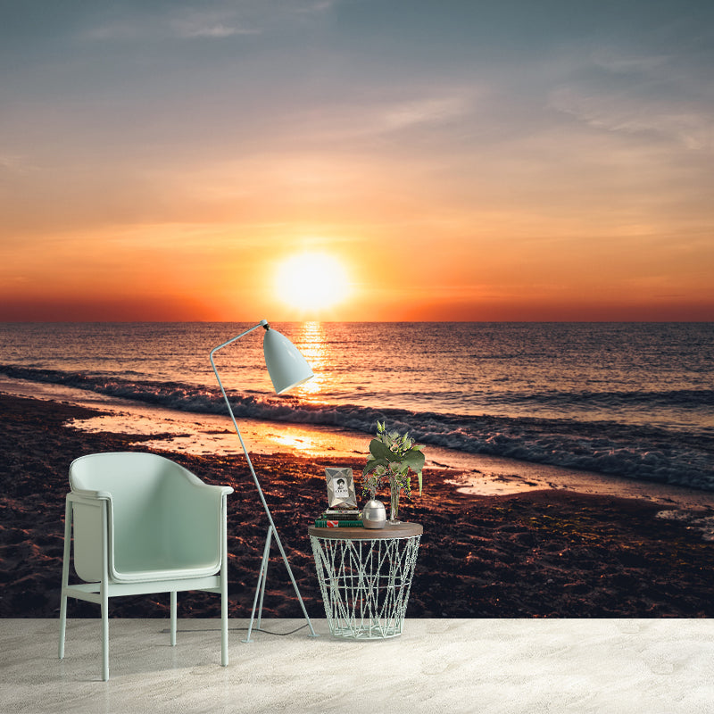 Deep Sea Minimalist Wall Art for Sleeping Room Water Resistant Home Decor