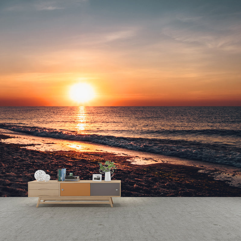 Deep Sea Minimalist Wall Art for Sleeping Room Water Resistant Home Decor