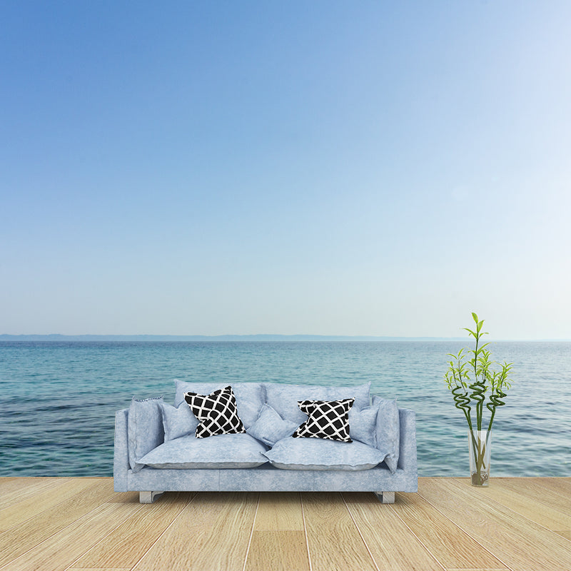 Deep Sea Minimalist Wall Art for Sleeping Room Water Resistant Home Decor