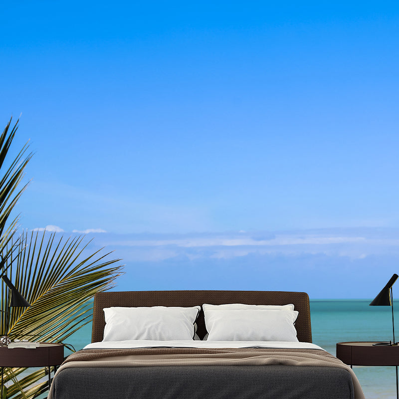 Sandy Beach Personalized Size Minimalist Wall Decor for Sleeping Room, Waterproofing