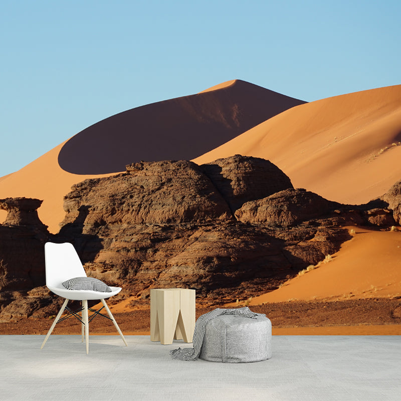 Dry Desert Wall Mural for Living Room Moisture Resistant Wall Decor, Personalized Size