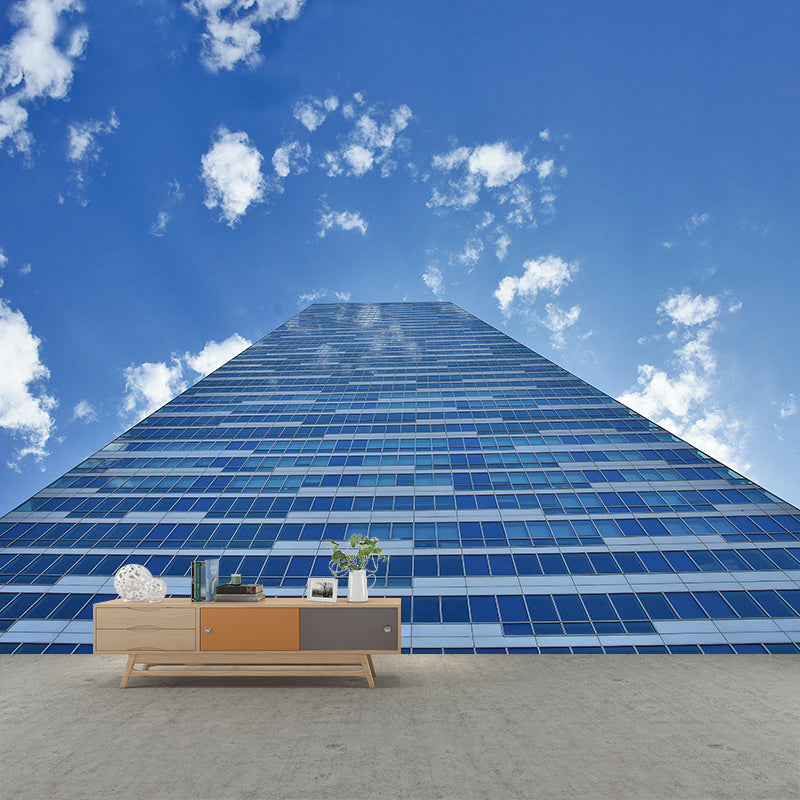 Photography Architecture Mural Wallpaper Stain Resistant for Sleeping Room