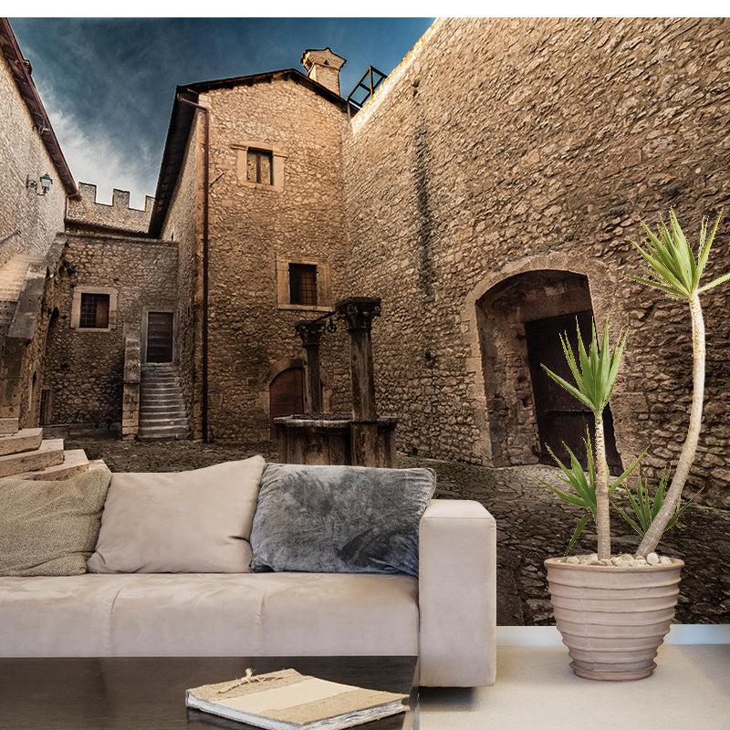 Photography Architecture Mural Wallpaper Stain Resistant for Sleeping Room