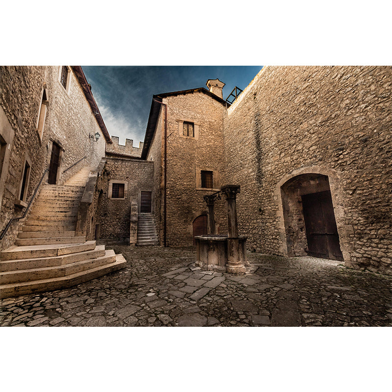 Photography Architecture Mural Wallpaper Stain Resistant for Sleeping Room