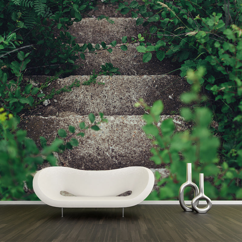 Customized Photography Stairs Building Mural Wallpaper Wall Covering for Home Decor