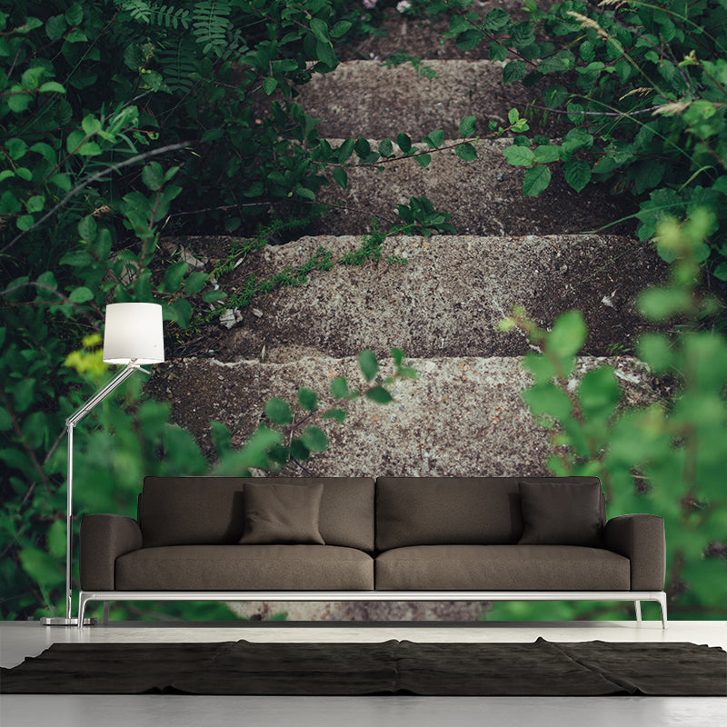 Customized Photography Stairs Building Mural Wallpaper Wall Covering for Home Decor