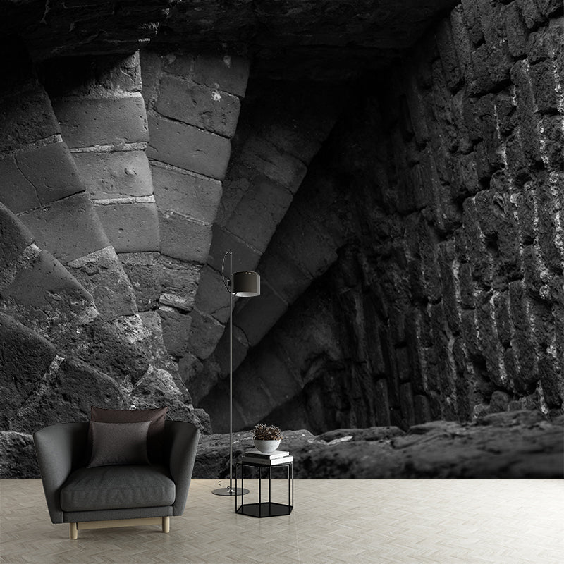 Customized Modern Stairs Building Mural Wallpaper Wall Covering for Sitting Room