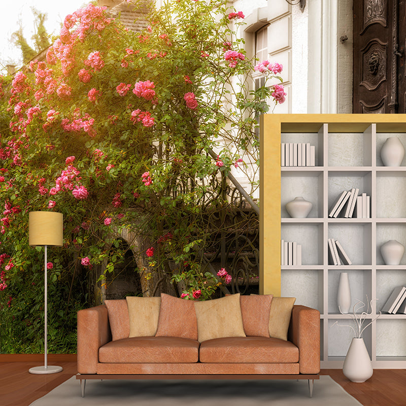 Customized Modern Stairs Building Mural Wallpaper Wall Covering for Sitting Room