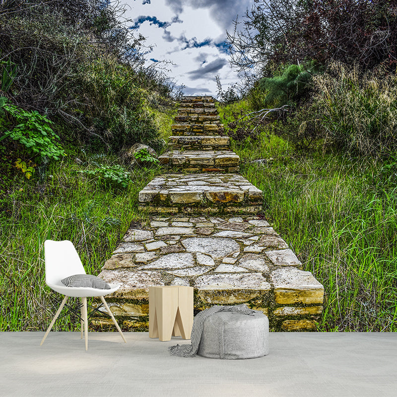 Customized Modern Stairs Building Mural Wallpaper Wall Covering for Wall Decor