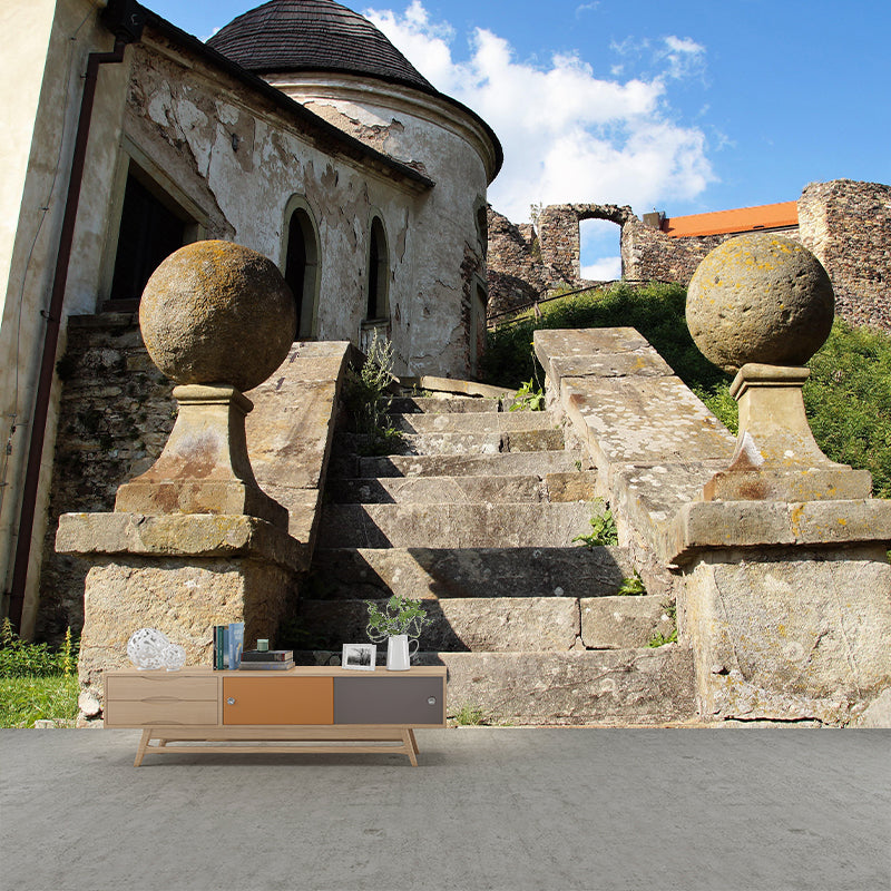 Customized Modern Stairs Building Mural Wallpaper Wall Covering for Wall Decor