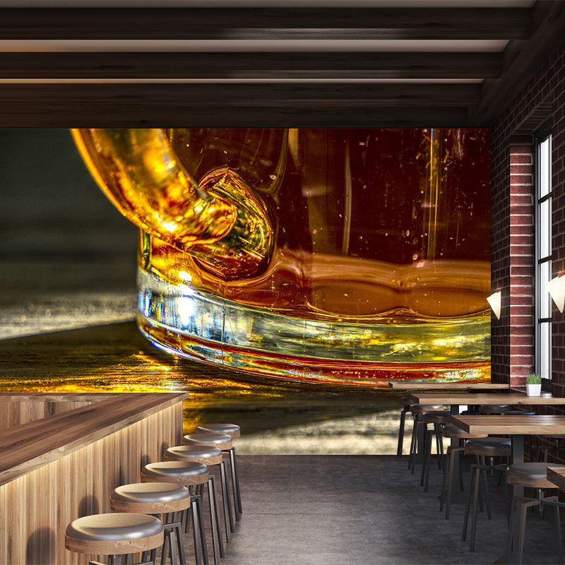 Contemporary Photography Wine Wall Mural Moisture Resistant for Pub Shop