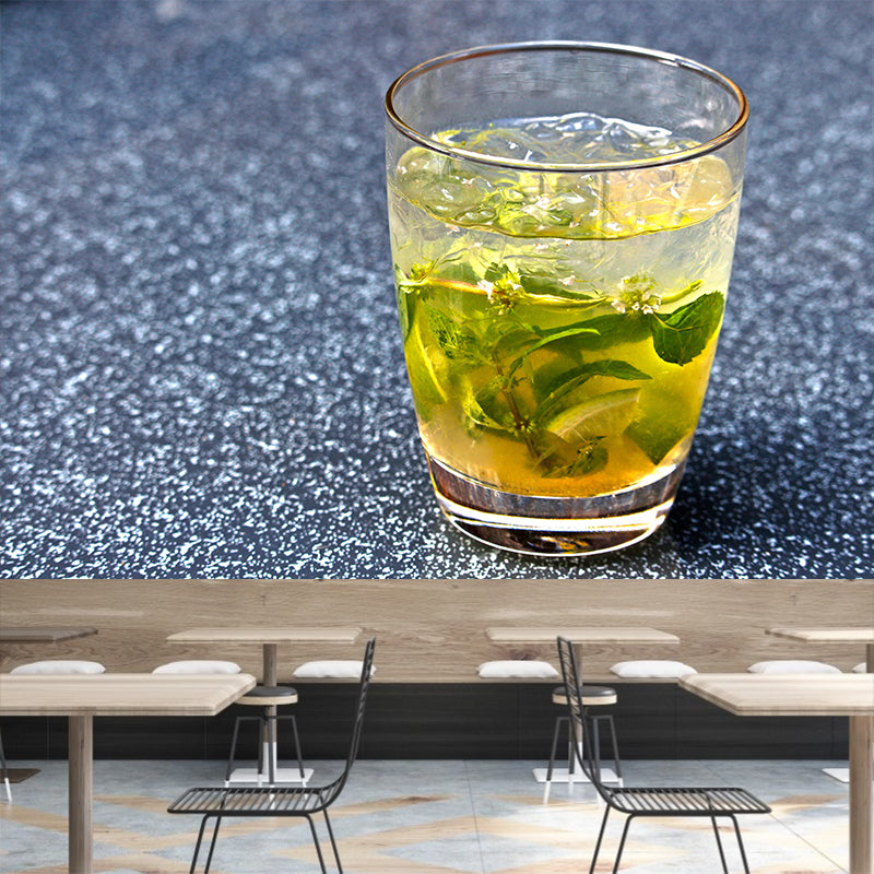 Wine Wall Mural Moisture Resistant Contemporary Photography Wall Art for Pub