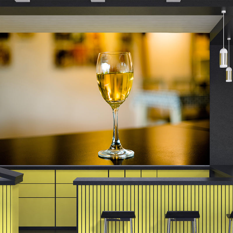Wine Mural Moisture Resistant Contemporary Photography Wall Art for Bar Shop