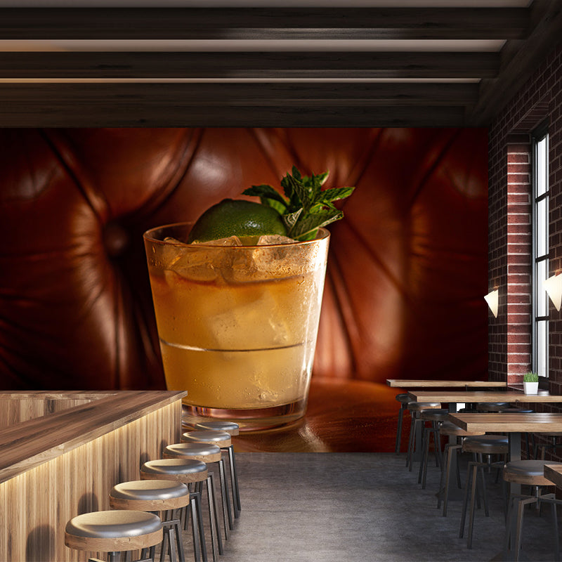 Wine Mural Moisture Resistant Contemporary Photography Wall Art for Bar Shop