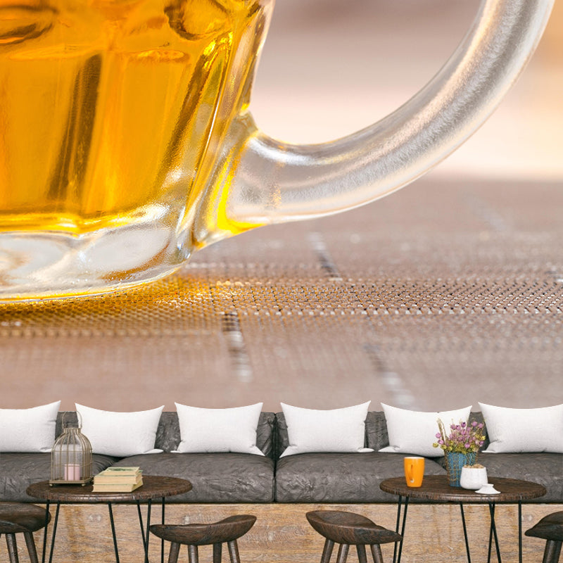 Customized Modern Mural Wallpaper Moisture Resistant Bar Shop Wall Decor