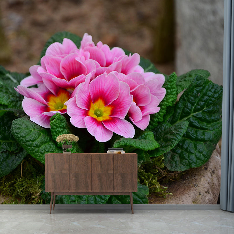 Customized Primrose Mural Wall Covering Eco-friendly Wallpaper for Bedroom