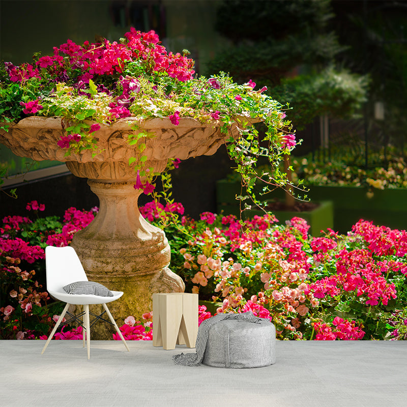 Minimalism Style Flower Wall Mural Decorative Photography for Living Room