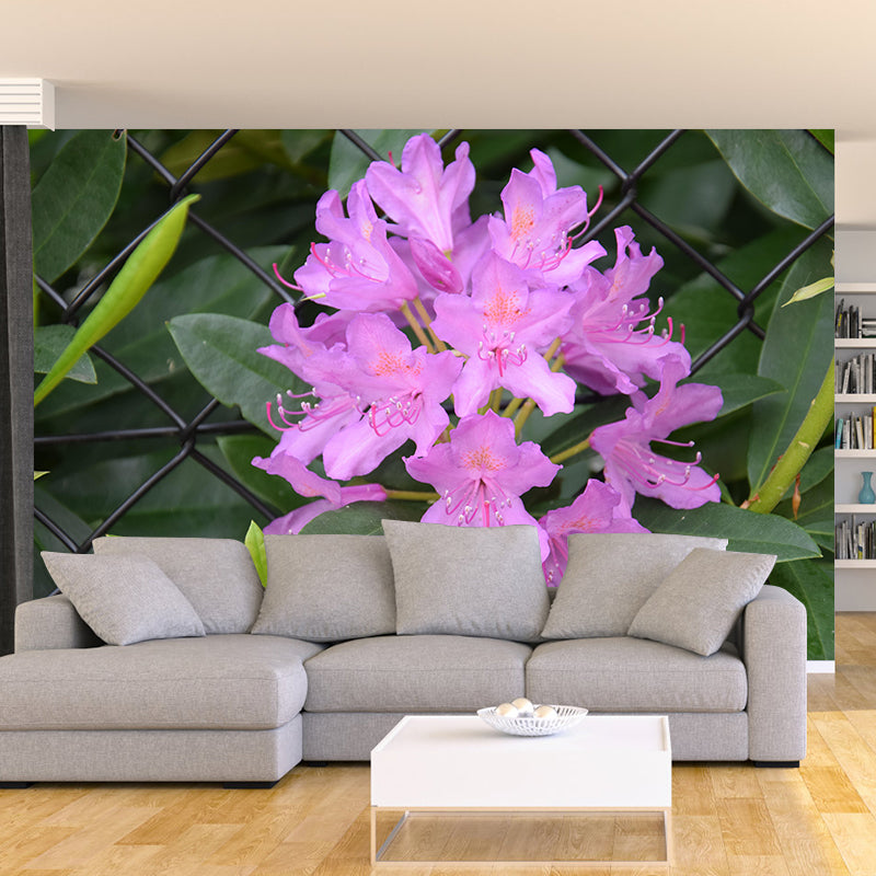 Minimalism Style Flower Wall Mural Decorative Photography for Living Room