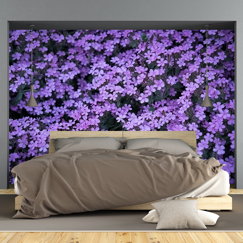 Customized Sea of Flowers Mural Wall Covering Eco-friendly Wallpaper for Bedroom