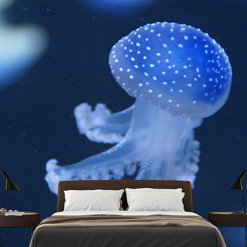 Tropical Seabed View Wall Covering for Sleeping Room, Moisture Resistant