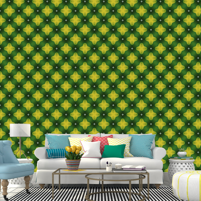 Geometric Patterns Mural Wallpaper for Living Room Bedroom, Mildew Resistant