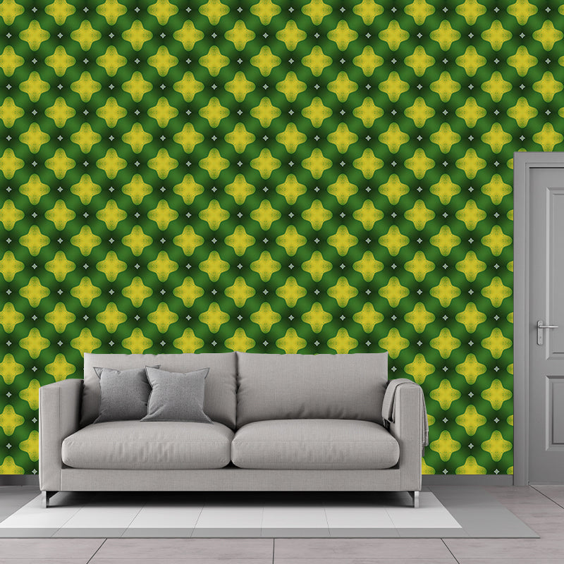 Geometric Patterns Mural Wallpaper for Living Room Bedroom, Mildew Resistant