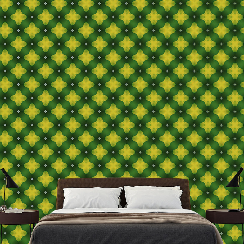 Geometric Patterns Mural Wallpaper for Living Room Bedroom, Mildew Resistant