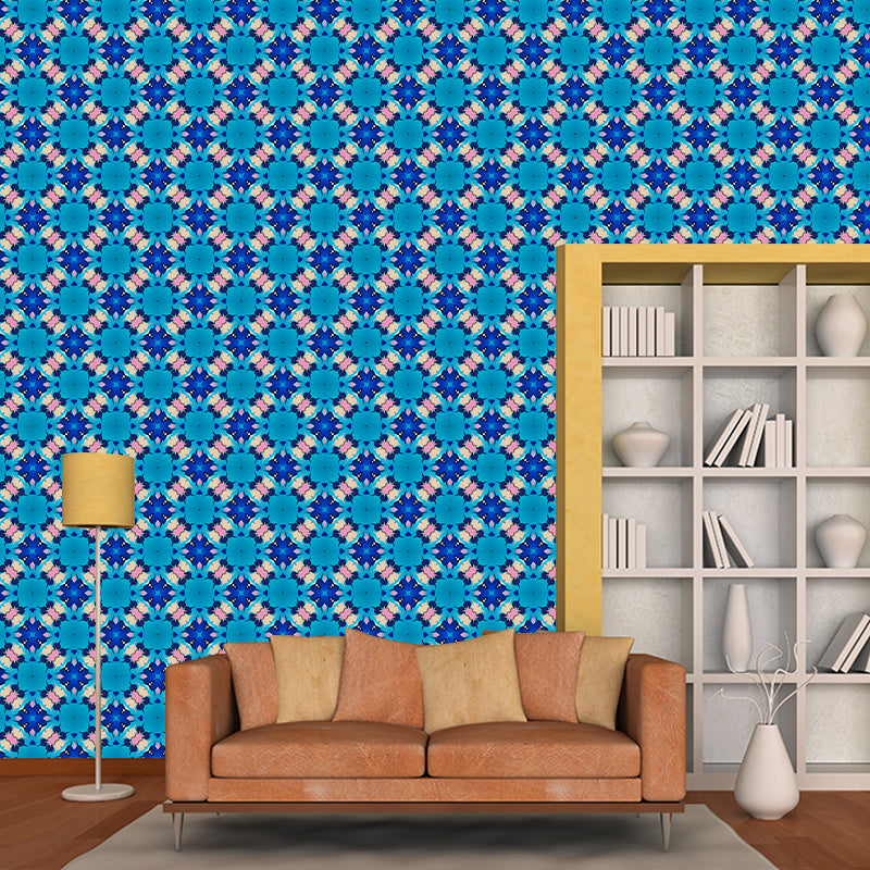 Geometric Patterns Mural Wallpaper for Living Room Bedroom, Mildew Resistant