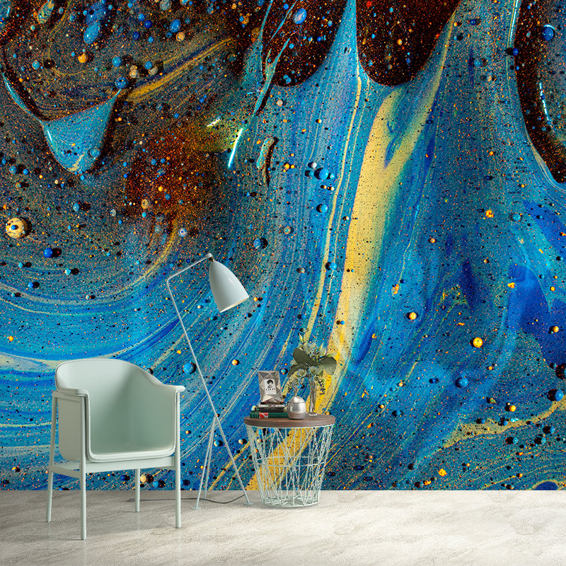 Modernist Abstract Mural Wallpaper for Sitting Room, Custom Size Available