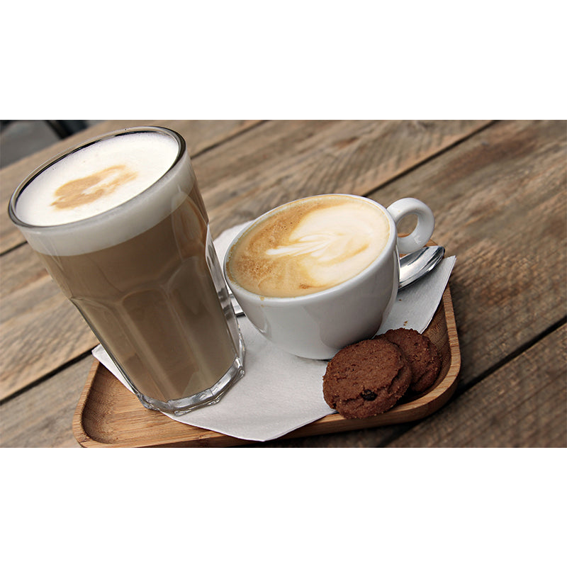 Aroma Coffee Mural Wallpaper Stain Resistant Wall Decor for Coffee Shop, Customized Size