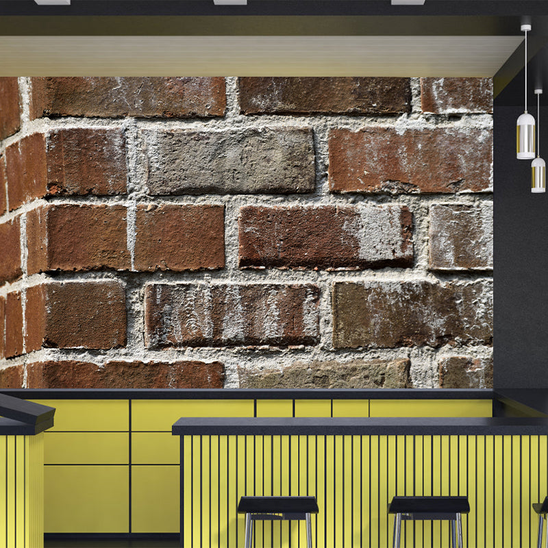 Classical Brick Wall Mural Wall Decor for Sitting Room, Water Resistant