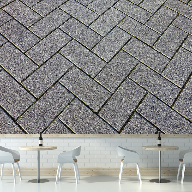 Brick Wall Mural Wallpaper Photography Mildew Resistant for Living Room Bedroom