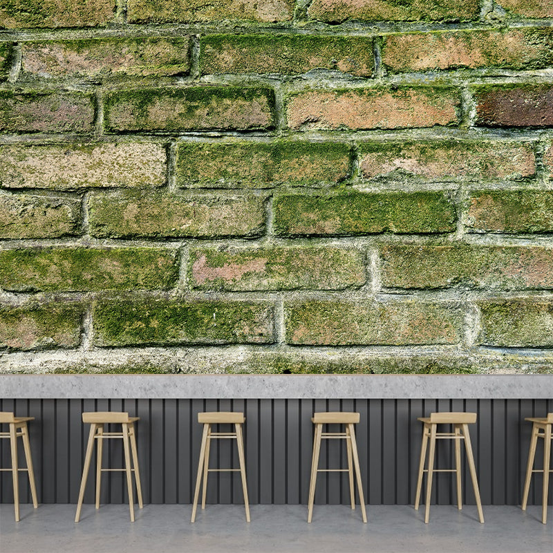 Brick Wall Industrial Style Mural Wallpaper for Living Room Bedroom, Waterproofing