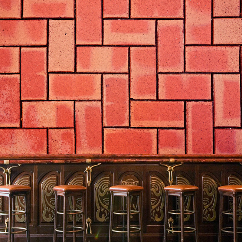 Brick Wall Industrial Style Mural Wallpaper for Living Room Bedroom, Waterproofing