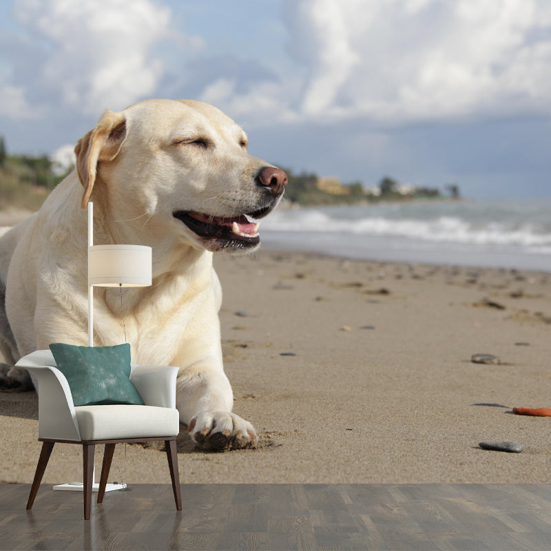 Lovely Labrador Mural Wall Decor Living Room Wall Covering for Decoration